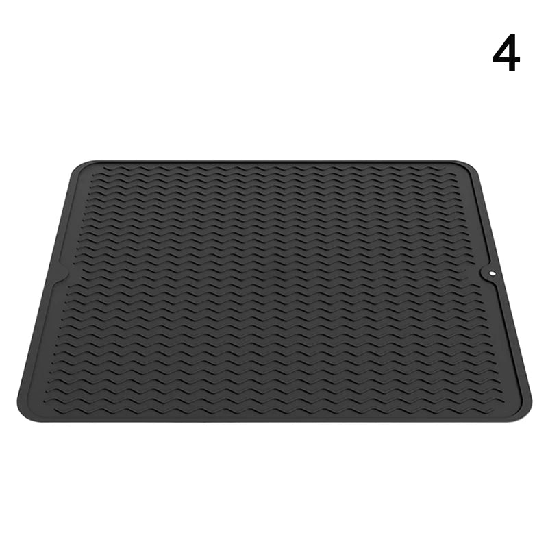 protector pad silicone gris perforé moderne adhésif cuisine respectueux environnement 50x40cm