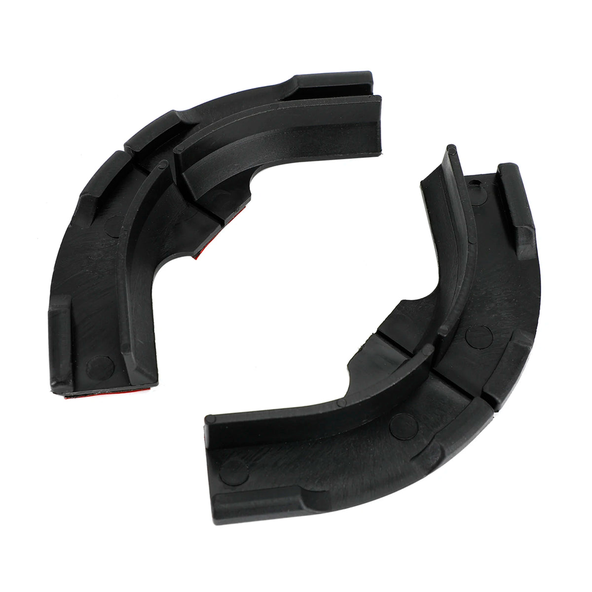supports montage noir ruban lumineux moderne kit pieces plat lisse