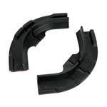 supports montage noir ruban lumineux moderne kit pieces plat lisse
