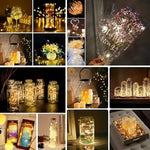 guirlande lumineuse fil cuivre led blanc chaud clips moderne étanche chambre vacances decoration