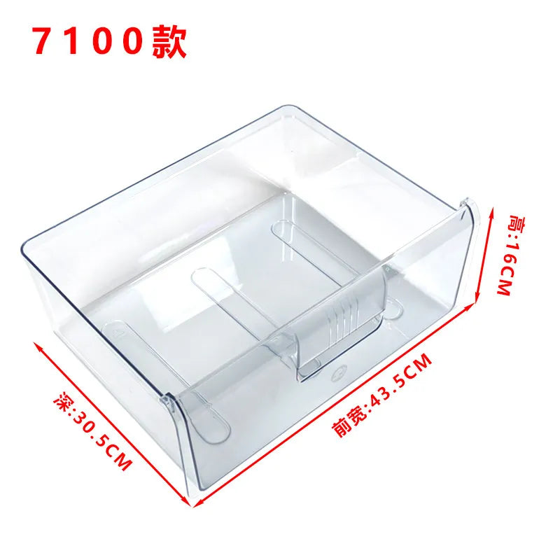 tiroir réfrigérateur transparent moderne pratique taille 24.5cm 19.5cm 37.5cm