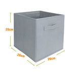boîtes rangement pliables tissu uni moderne rose clair beige noir jaune vert violet gris