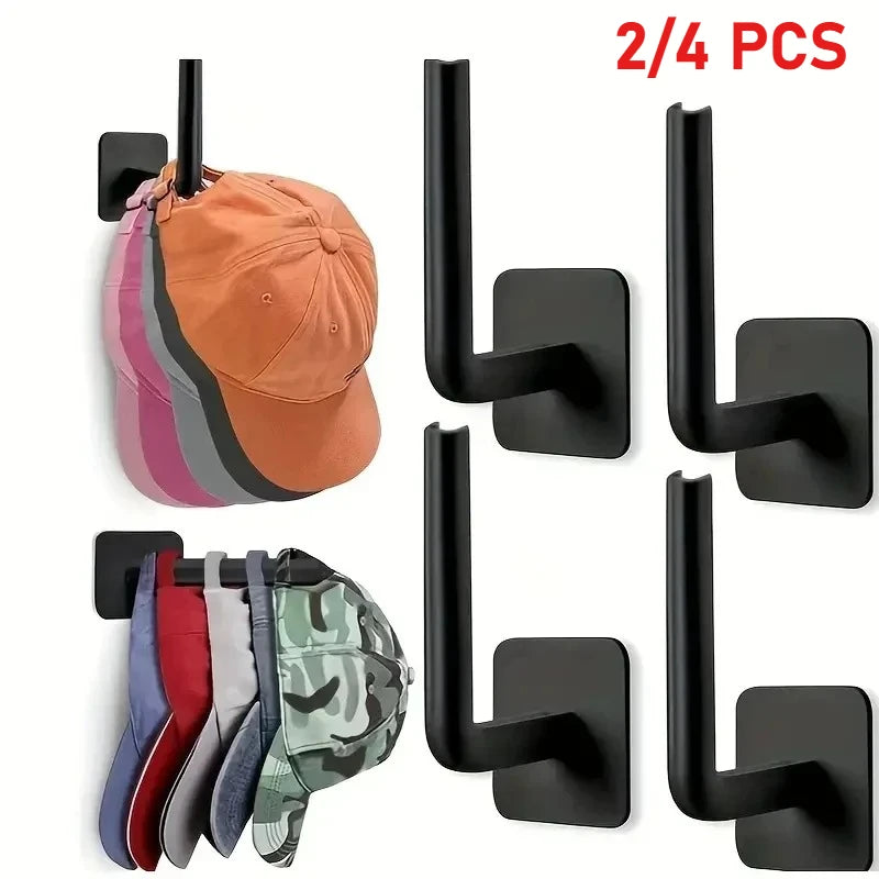 supports muraux adhésifs chapeaux tasses rouleaux papier toilette moderne minimaliste différentes couleurs transparents