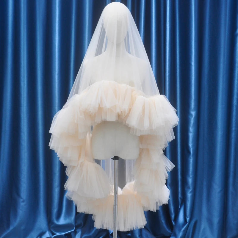 voile mariée tulle plissé blanc crème rose noir vert classique élégant opacité festonné