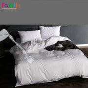 Housse de couette imperméable 2 pièces blanc simple pour lit 1 personne - Ombre Interieur