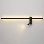 lampe murale moderne 92cm noir blanc vis fixation chambre salon entree
