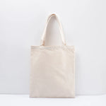 sac main tote noir unisexe toile simple décontracté fourre tout