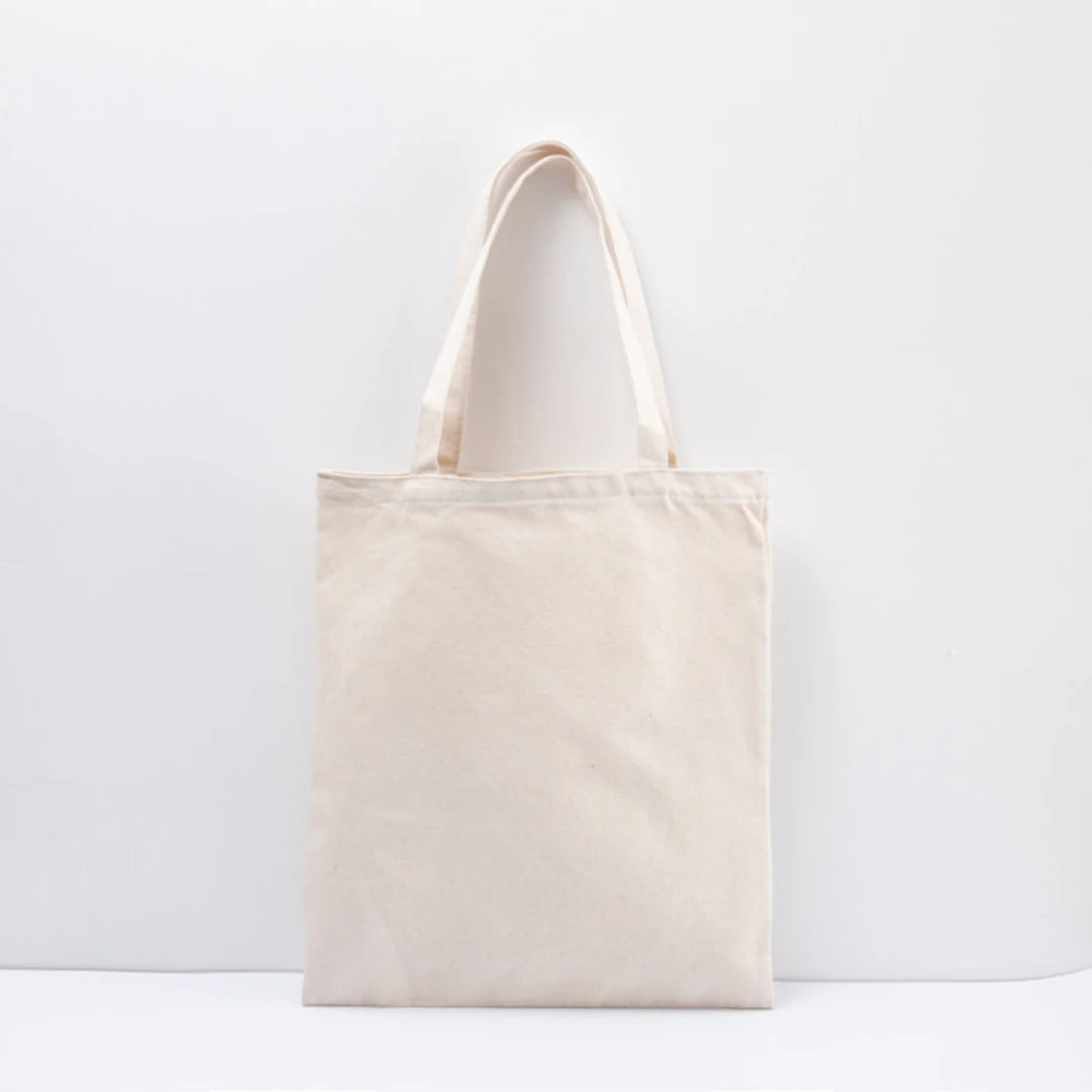 sac main tote noir unisexe toile simple décontracté fourre tout