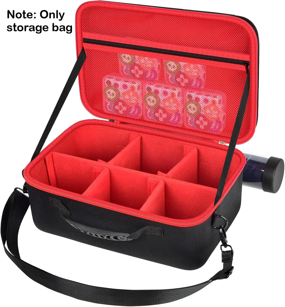 mallette rangement cartes jeu sportive sangles bouclées compartiments internes poche mesh