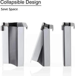 Poubelle murale pliable jaune design moderne