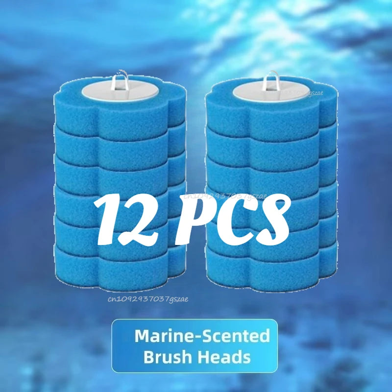 brosse toilette jetable bleu violet moderne rangement salle bain hygiène nettoyage durable chambre