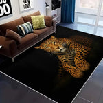 tapis léopard moderne polypropylène polyester salon chambre prière extérieur commercialisation 40x60cm 50x80cm 80x120cm 120x160cm
