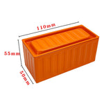 boîte rangement couleur noir rouge bleu foncé rose jaune vert foncé violet clair orange