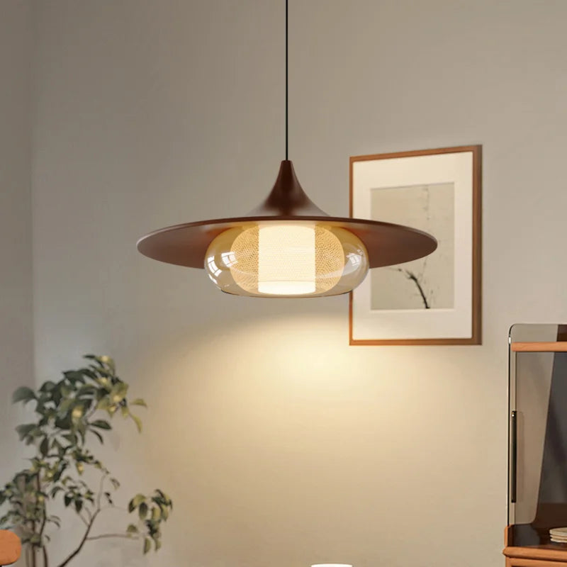 suspension lumineuse moderne marron texture mat led 90 260v 2000 82000lm salle manger restaurant