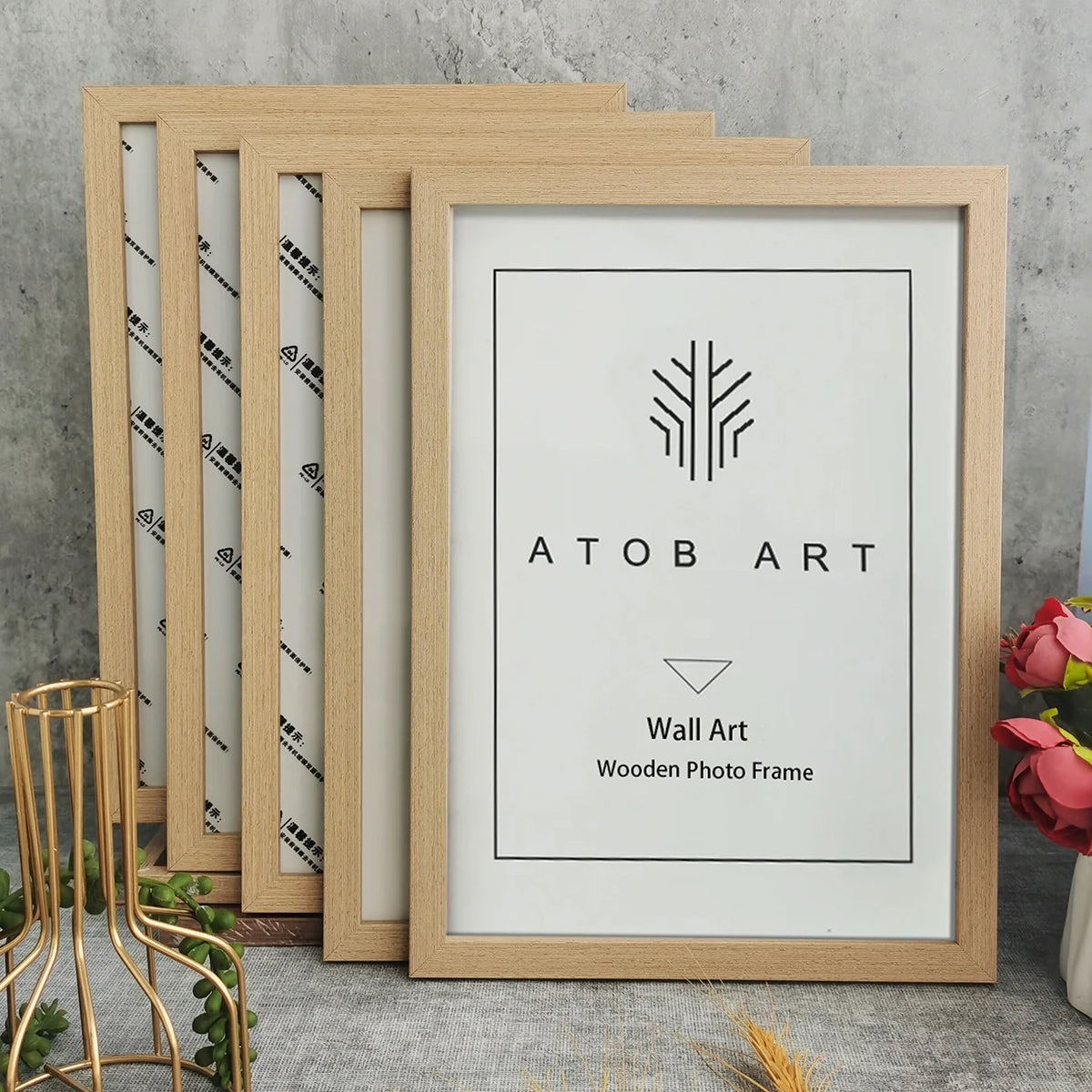 cadres photo bois modernes noir clair 10x15 15x20 20x25 a4 mural exposant vertical horizontal