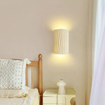 lampe murale moderne led texturée blanc vert orange gris chambre salon étude entree
