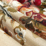 nappe table rectangle polyester fleur printemps été automne hiver traditionnelle européenne beige rouge verte