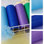 ruban pailleté or bleu violet vert rose transparent décoratif brillant adhésif 10yards 15cm