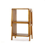 rangement meuble bois moderne tabouret empilable entrée chaussures stockage