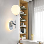 lampe murale moderne ours motif texture mat blanc doré chambre enfant okolets