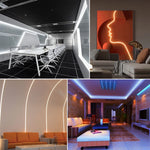 ruban led blanc moderne 120 leds adhésif ip30 24v 12v décoration maison
