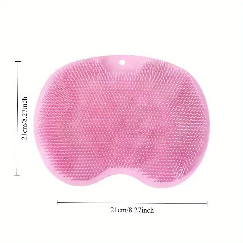 tapis massage texturé noir vert rose orange bleu clair points tapis bain exfoliant moderne