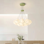 suspension lumineuse moderne fer blanc forme géométrique simple interrupteur tactile flux lumineux variable led