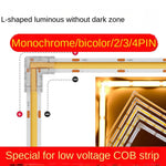 connecteur led transparent broches adhésif moderne pratique 10mm