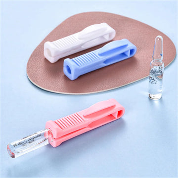outil déballage ampoules blanc bleu rose rayures verticales pratique ergonomique respectueux environnement