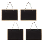 tableaux noirs bois double face suspendus cordelette classiques noir beige