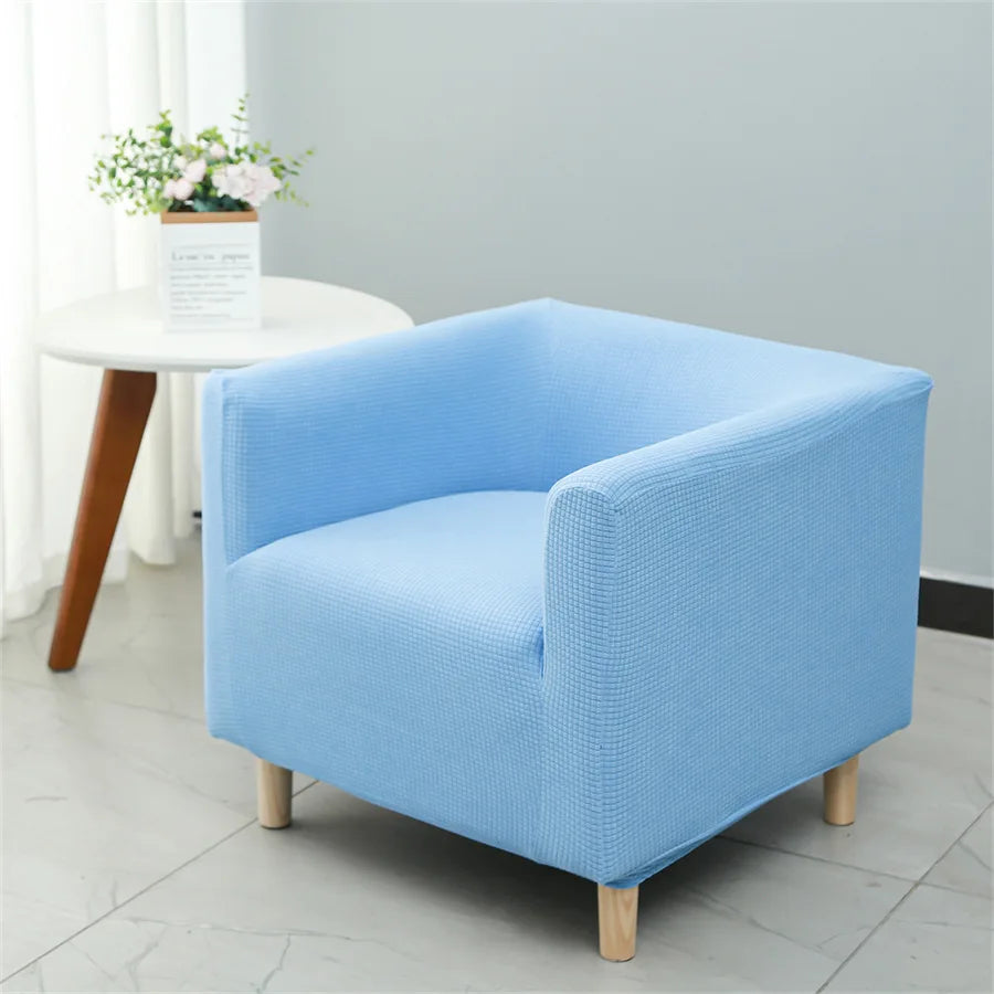 housse canapé fauteuil polyester moderne motif petits points couleurs vert foncé blanc bleu marine