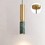lampe suspendue marbre or veines moderne 100cm hauteur 5w led gu10