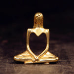 figurines decoratives bronze doré abstrait moderne minimalistes ornement decoration maison