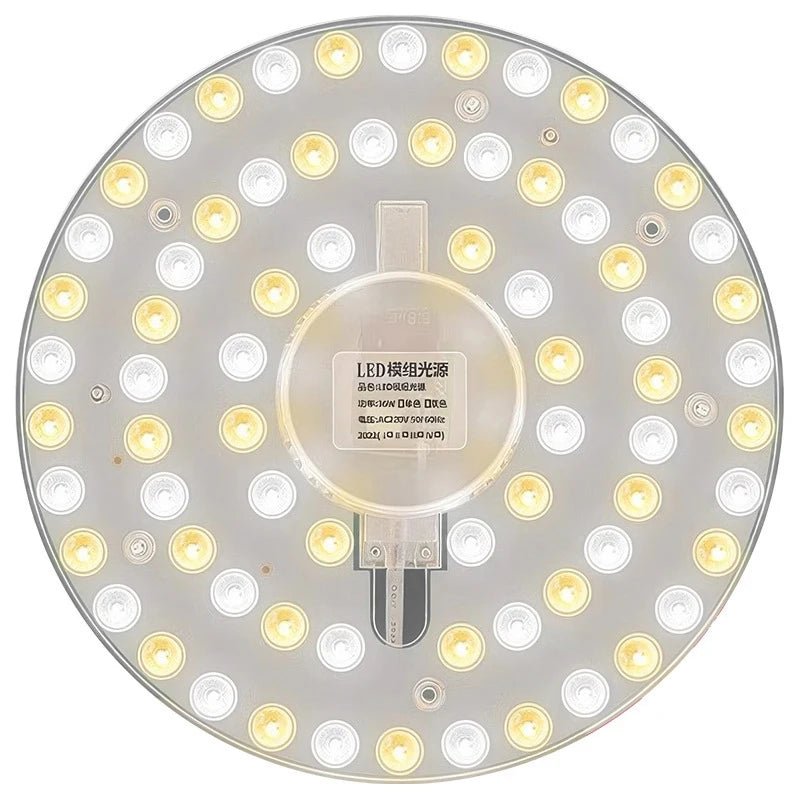 plaque led ronde diodes câble blanc moderne lumineuse 12w 18w 24w 36w 48w 72w