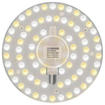 plaque led ronde diodes câble blanc moderne lumineuse 12w 18w 24w 36w 48w 72w