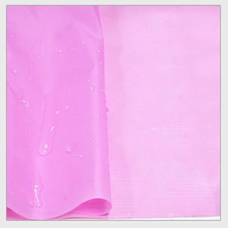 tissu polyester taffetas imperméable rose bleu vert orange rouge noir blanc 1mX150cm