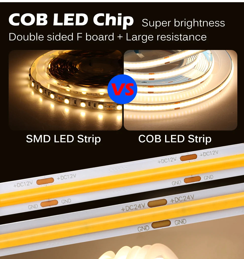 ruban led blanc bleu 608 leds flexible adhésif moderne 2700k 6500k