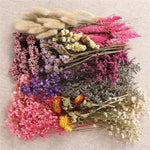 bouquets fleurs séchées violet rose blanc naturels décoration intérieure artisanale ruban jute