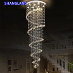 suspension lumineuse moderne transparente cristal argentées géométriques salon salle bain led gu10