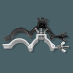 serre tube scénographie noir argent industriel vis Ø48 51mm robuste professionnel dji aluminium alliage