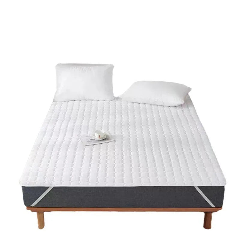 protège lit imperméable anti acariens blanc motifs géométriques moelleux moderne anti bactéries