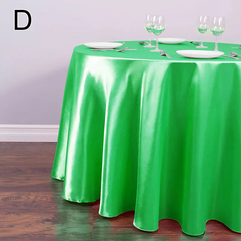 nappe table rouge noire bleu violet jaune beige blanche verte satinée moderne opaque réutilisable