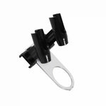 support airbrush stylos noir métal argenté plastique utilitaire fixations vis deux positions