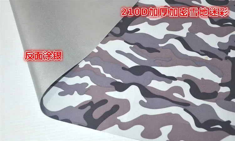 tissu camouflage imperméable polyester vert gris blanc bleu marron durable anti déchirure
