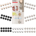 clips fixation noir doré argenté blanc modernes rideau 10 pièces