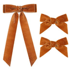 rubans velours classiques clips métalliques barrettes cheveux filles élégantes ornements cheveux ACCESSOIRES HEADWEAR