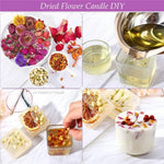 création savon artisanal sel bain boules fleurs séchées jasmin lavande roses DIY parfum bougie