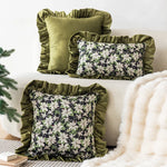 taies d'oreiller fleurées modernes polyester 100% 30x50cm 45x45cm decoration lit salon