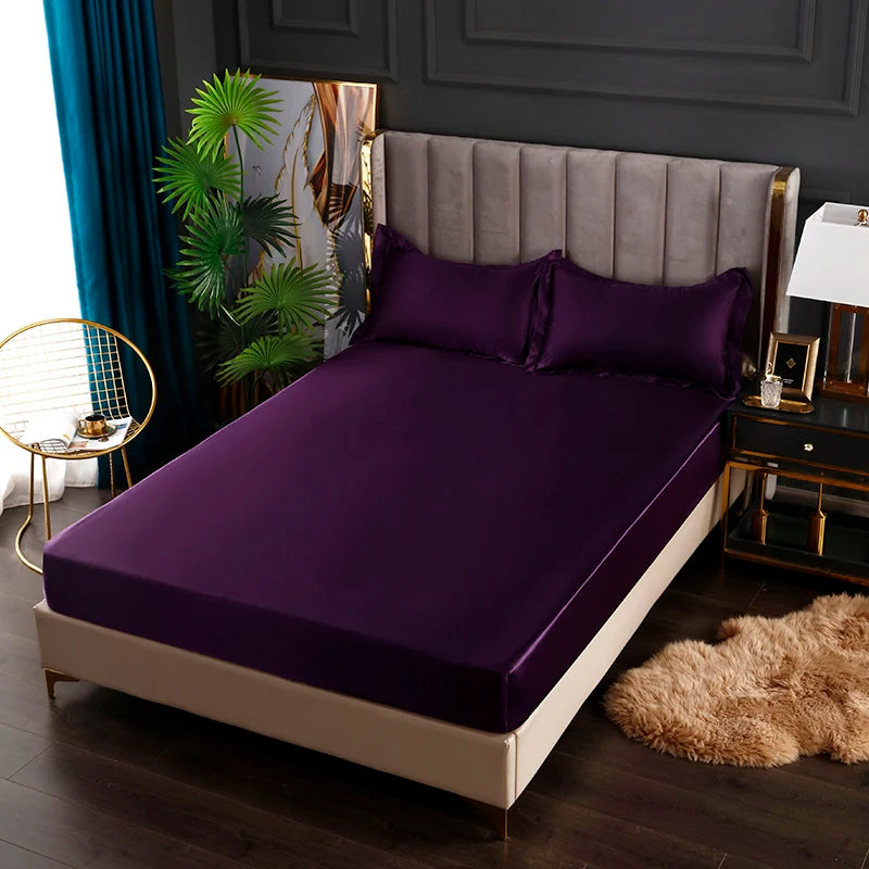 Comparaison des couleurs disponibles du drap-housse satin