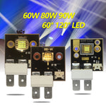 lampe led 60w 90w 7000k 8000k 60deg 90deg 12a 20a clips noir doré blanc